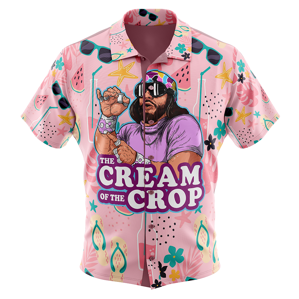 The Cream of the Crop Pro Wrestling Button Up Hawaiian Shirt version 4