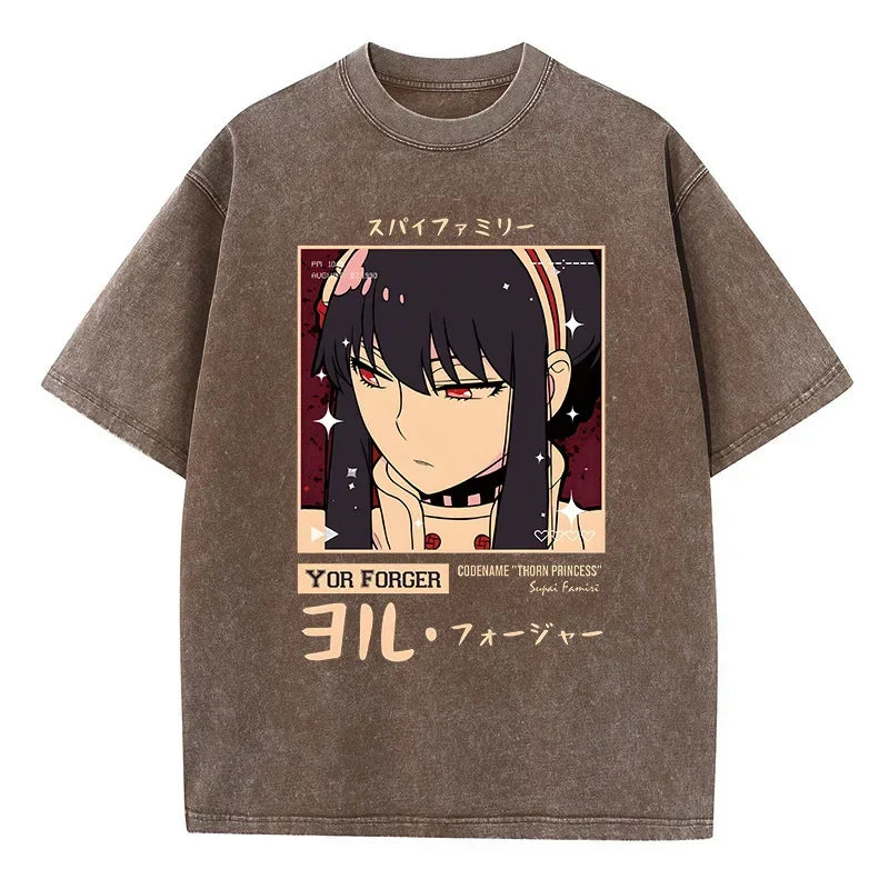 Spy x Family Yor Fierce Protector Oversized Vintage T-Shirt