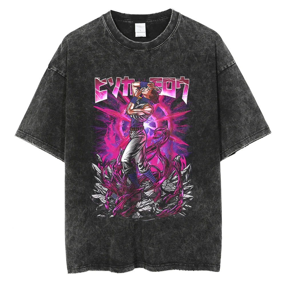 Hunter x Hunter Hisoka The Illusionist Oversized Vintage T-Shirt