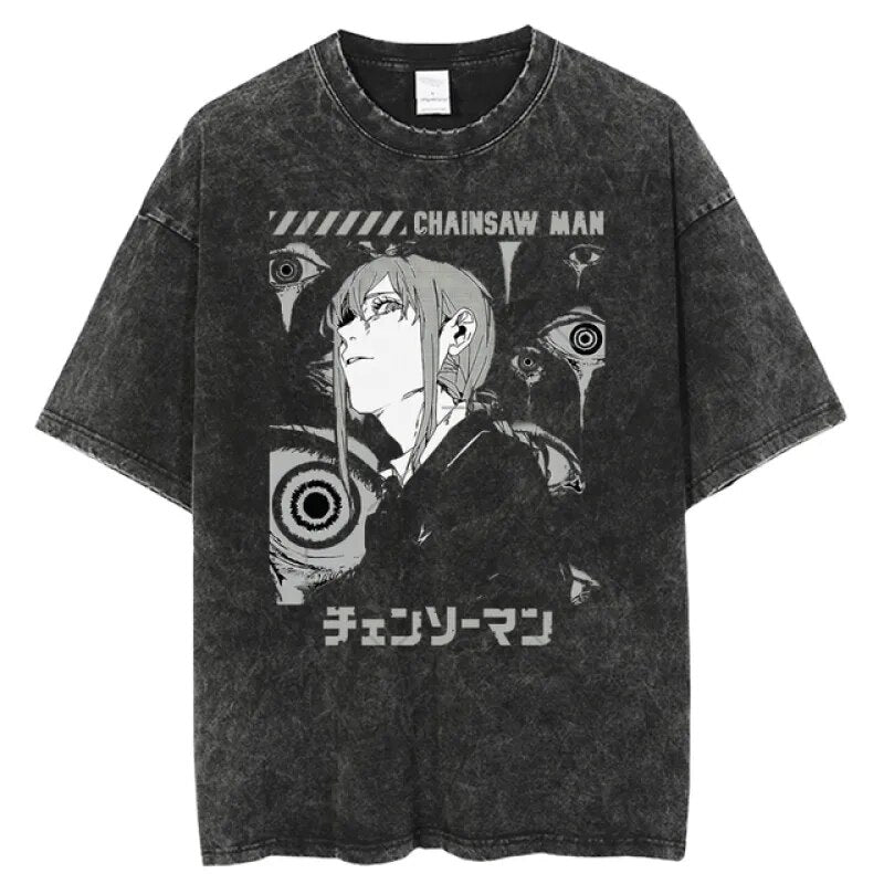 Chainsaw Man Devil Eyes Vintage T-Shirt