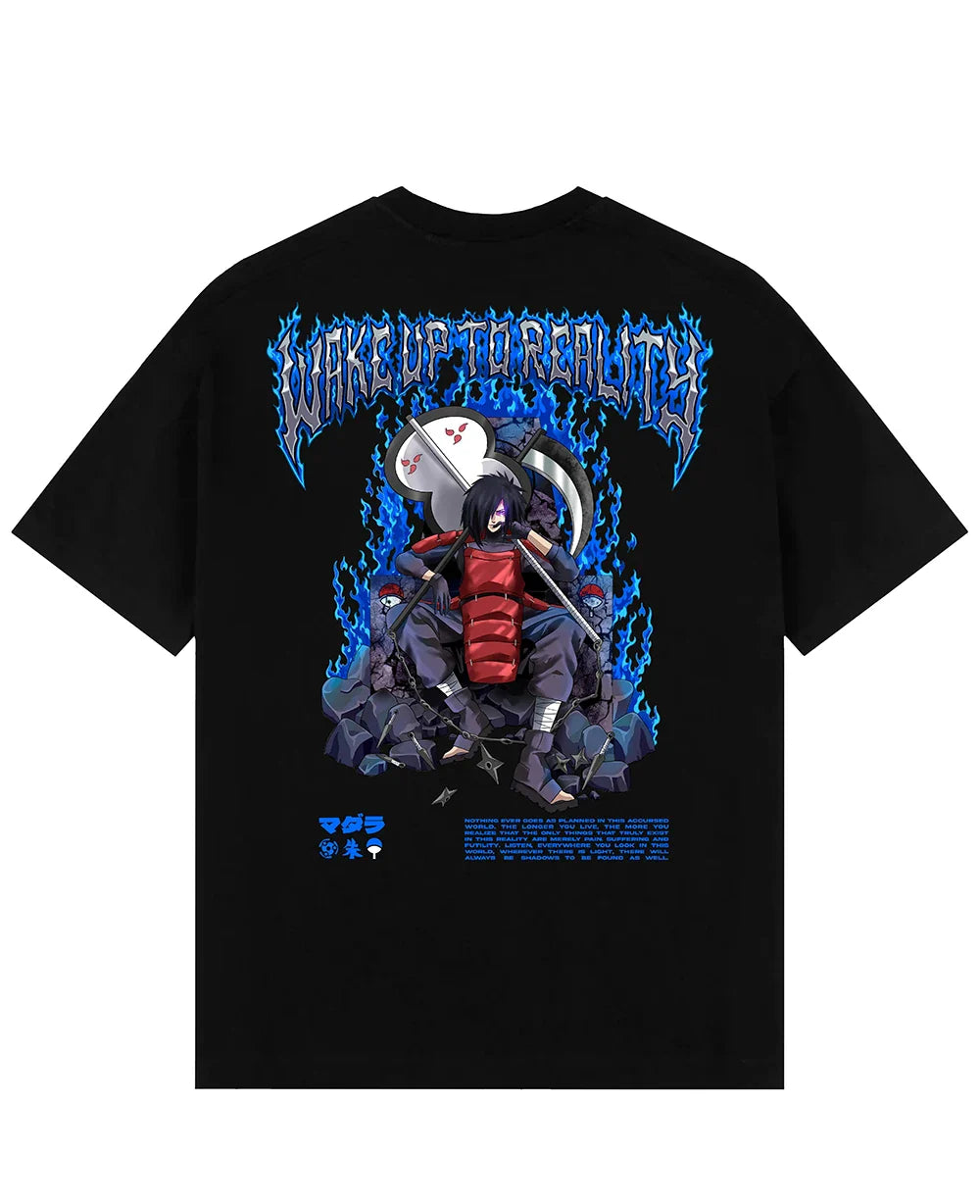 Naruto Hidan's Immortal Oversized Graphic T-Shirt