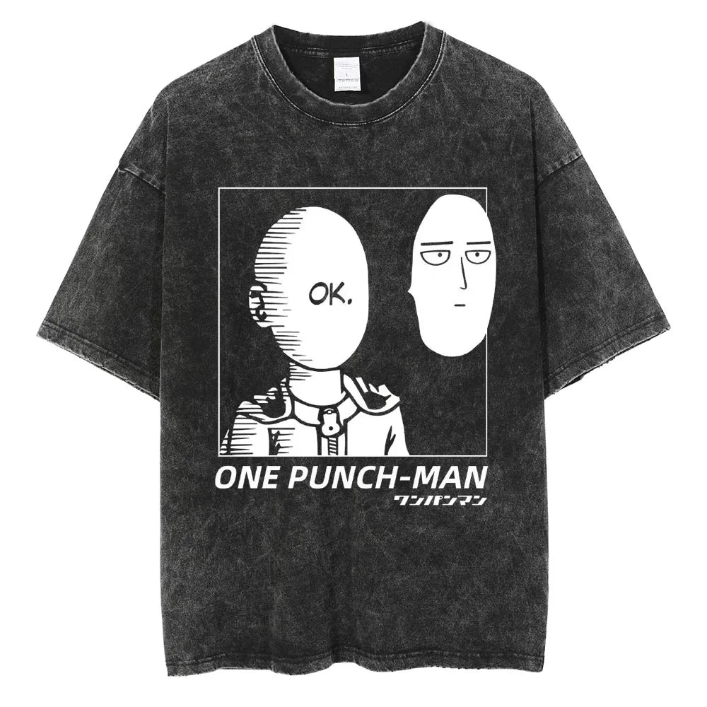 One Punch Man Strongest Man Vintage T-Shirt