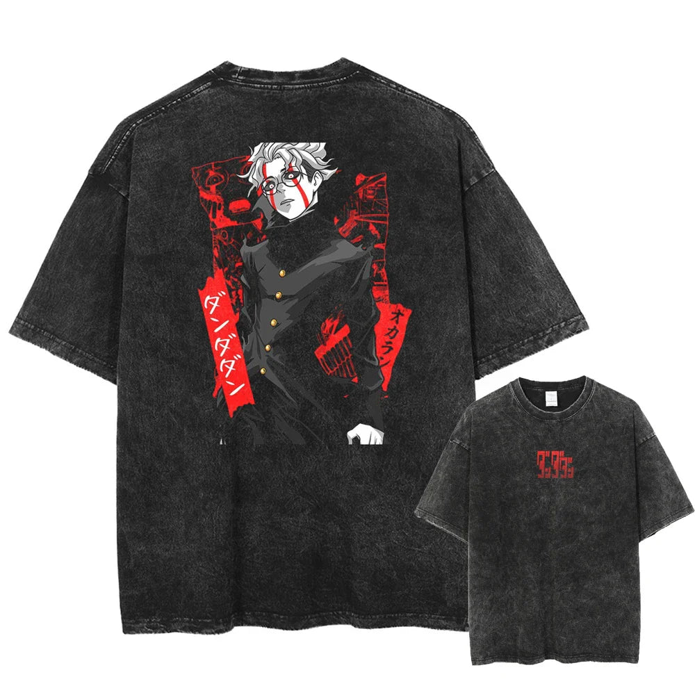Dandadan Ken's Journey Oversized Vintage T-Shirt