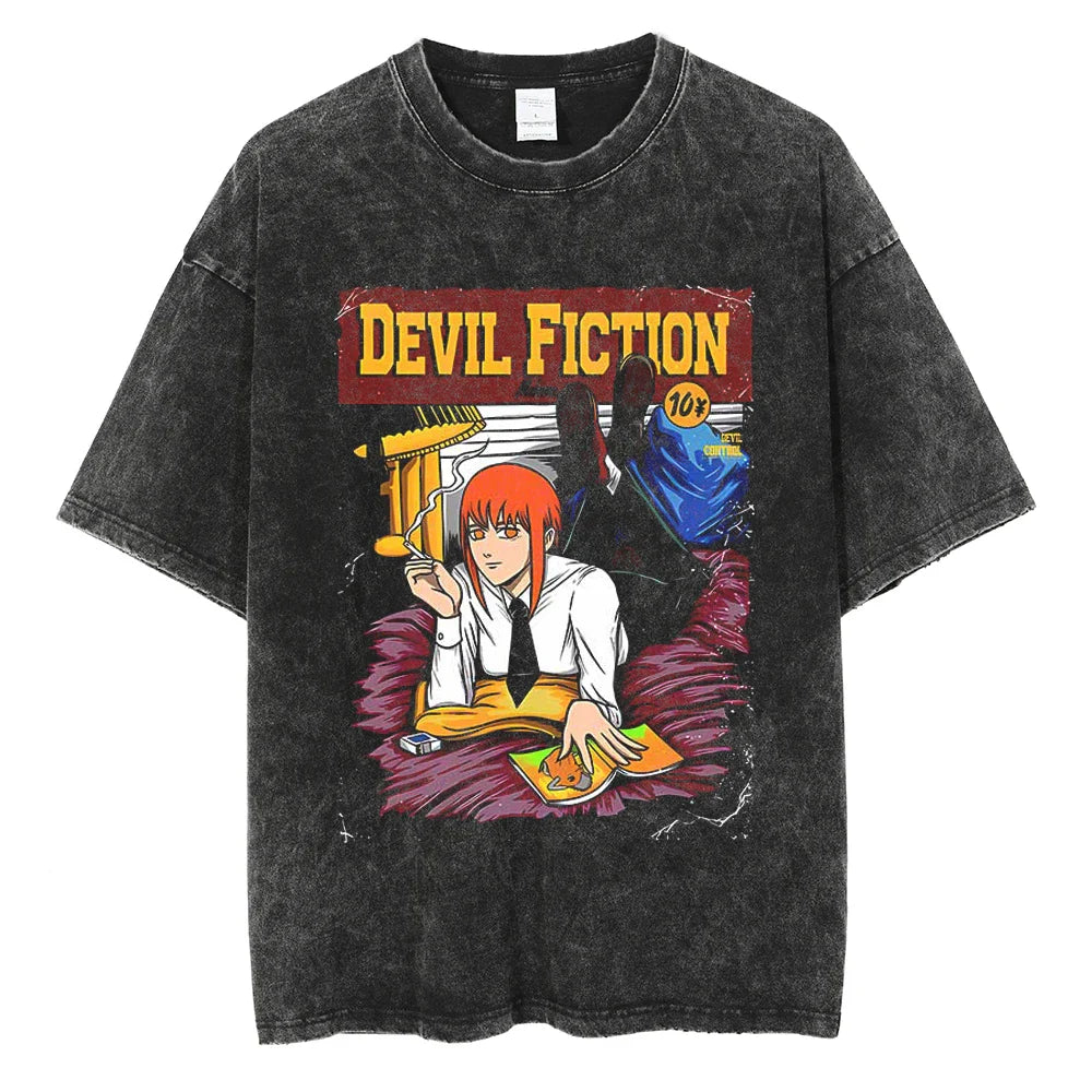 Chainsaw Man Makima Devil Manipulator Vintage T-Shirt