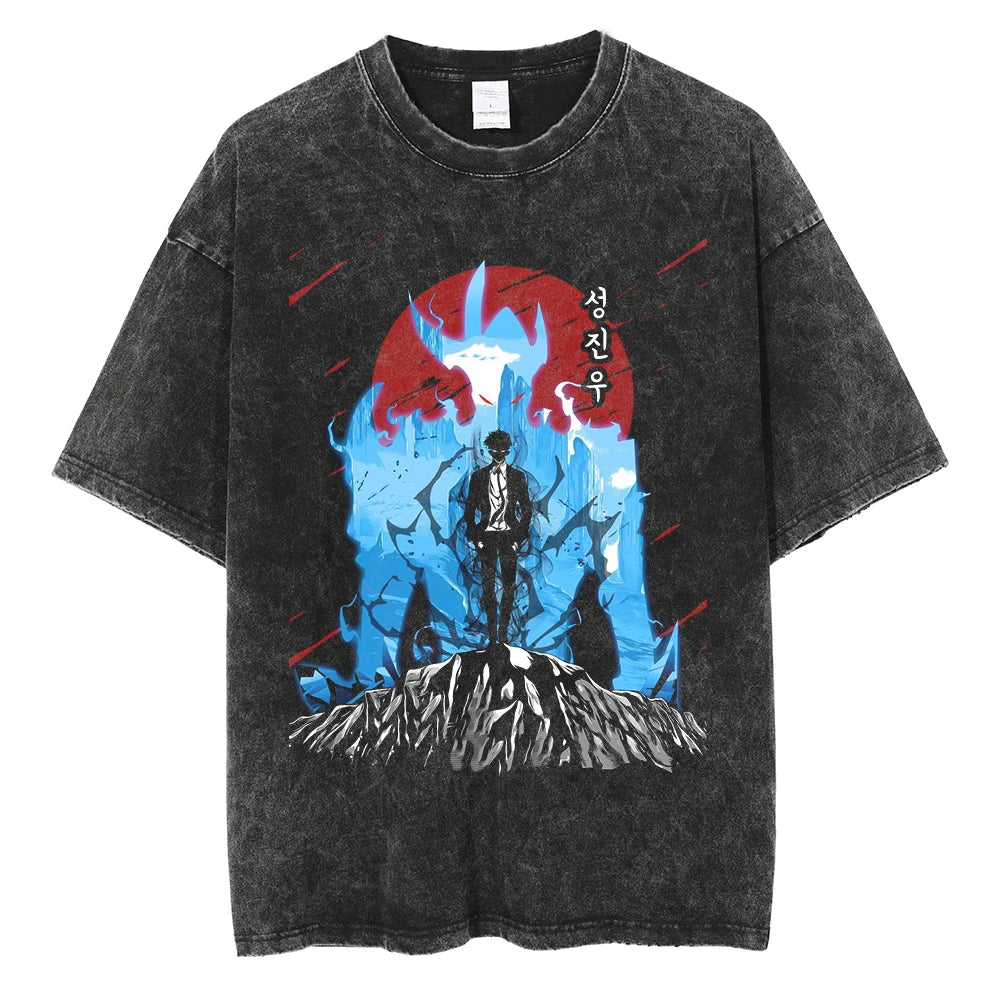 Solo Leveling Sung Suho Inherited Strength Vintage T-Shirt