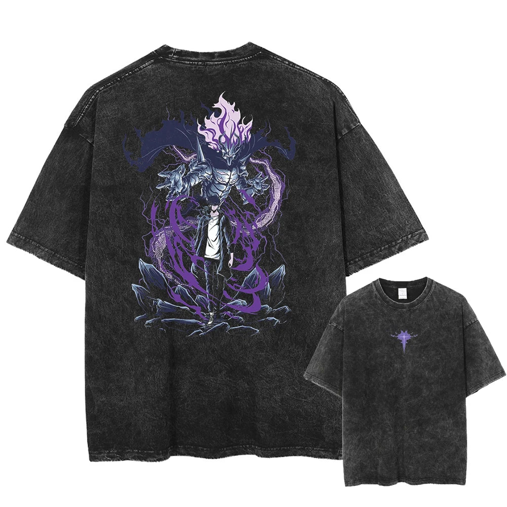 Solo Leveling Hunter's Might Vintage T-Shirt