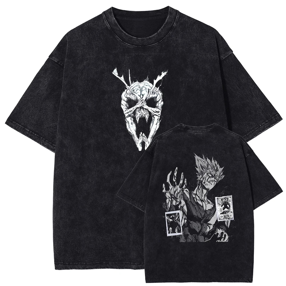One Punch Man Garou's Power Oversized Vintage Shirt