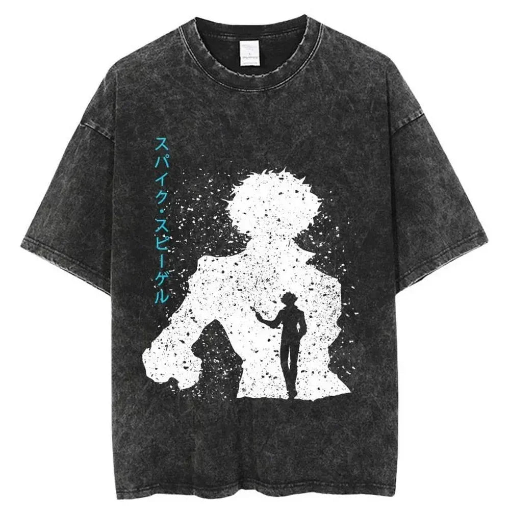 Cowboy Bebop Spike's Spirit Oversized Vintage T-Shirt