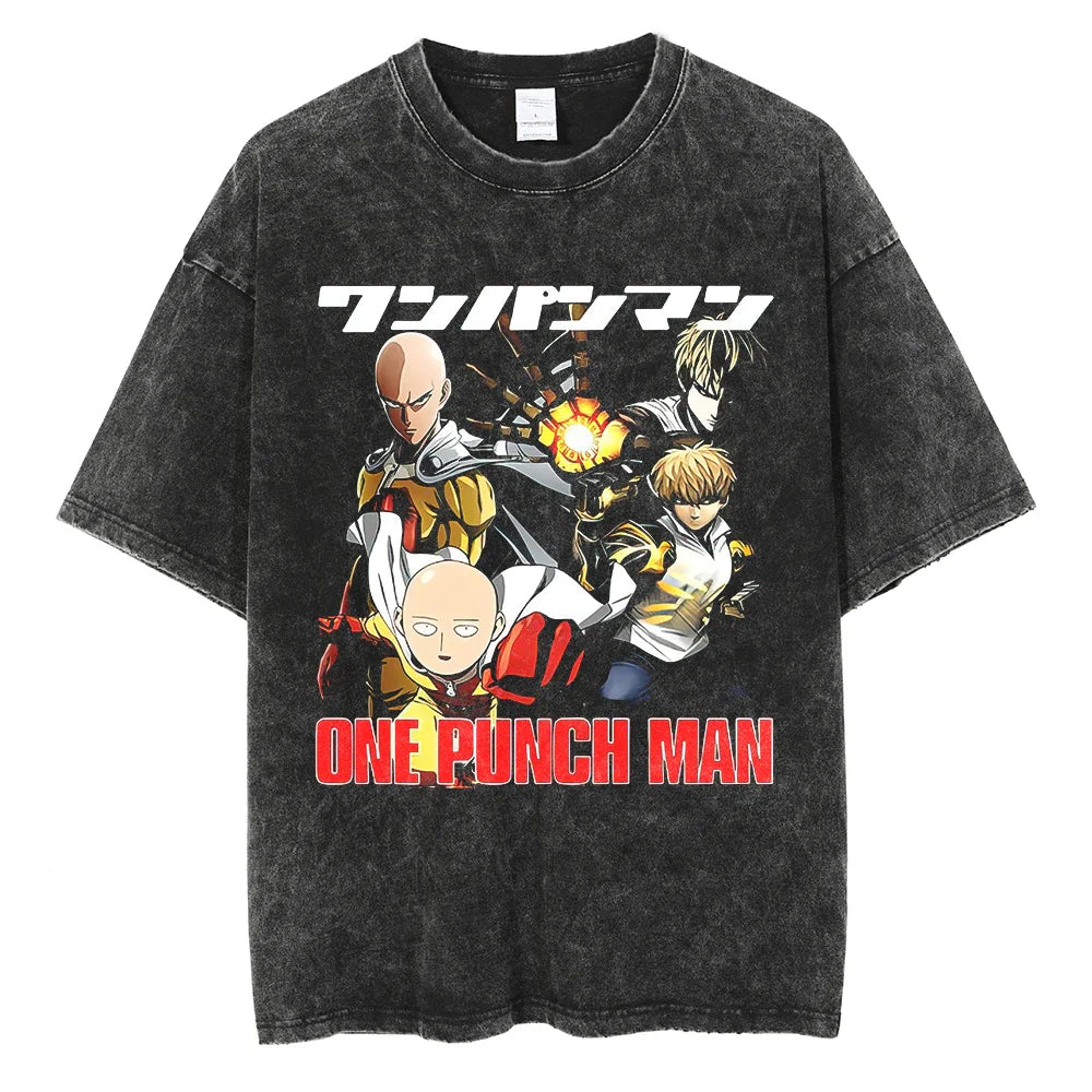 One Punch Man Hero HQ Vintage T-Shirt