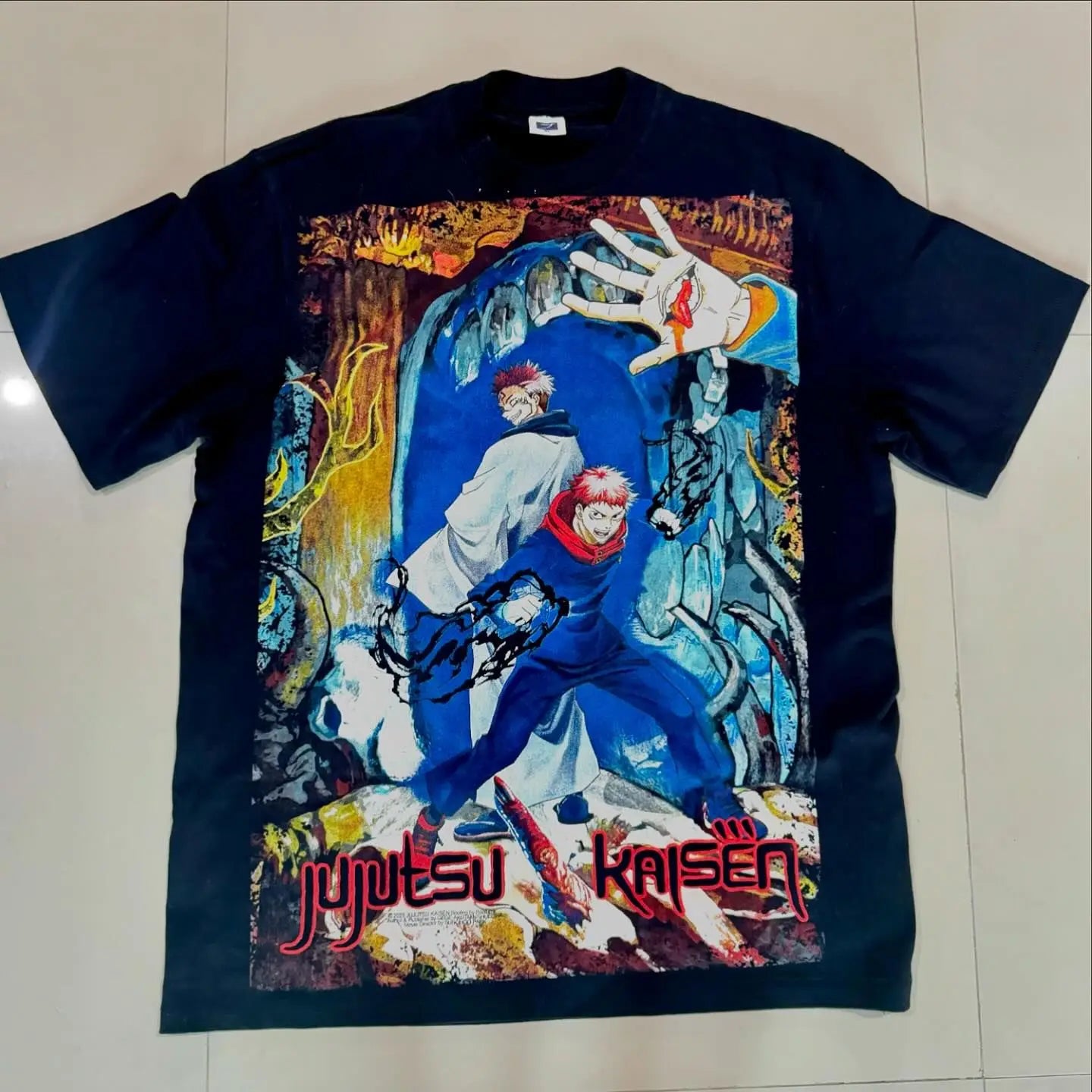 Jujutsu Kaisen Itadori & Sukuna Battle for Control Graphic T-Shirt