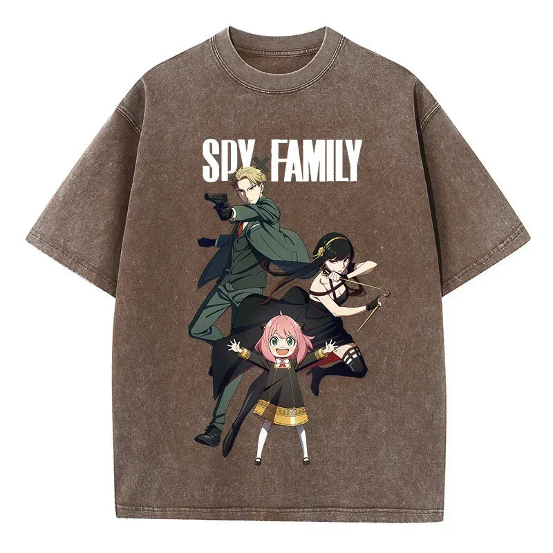 Spy x Family Dynamic Family Oversized Vintage T-Shirt