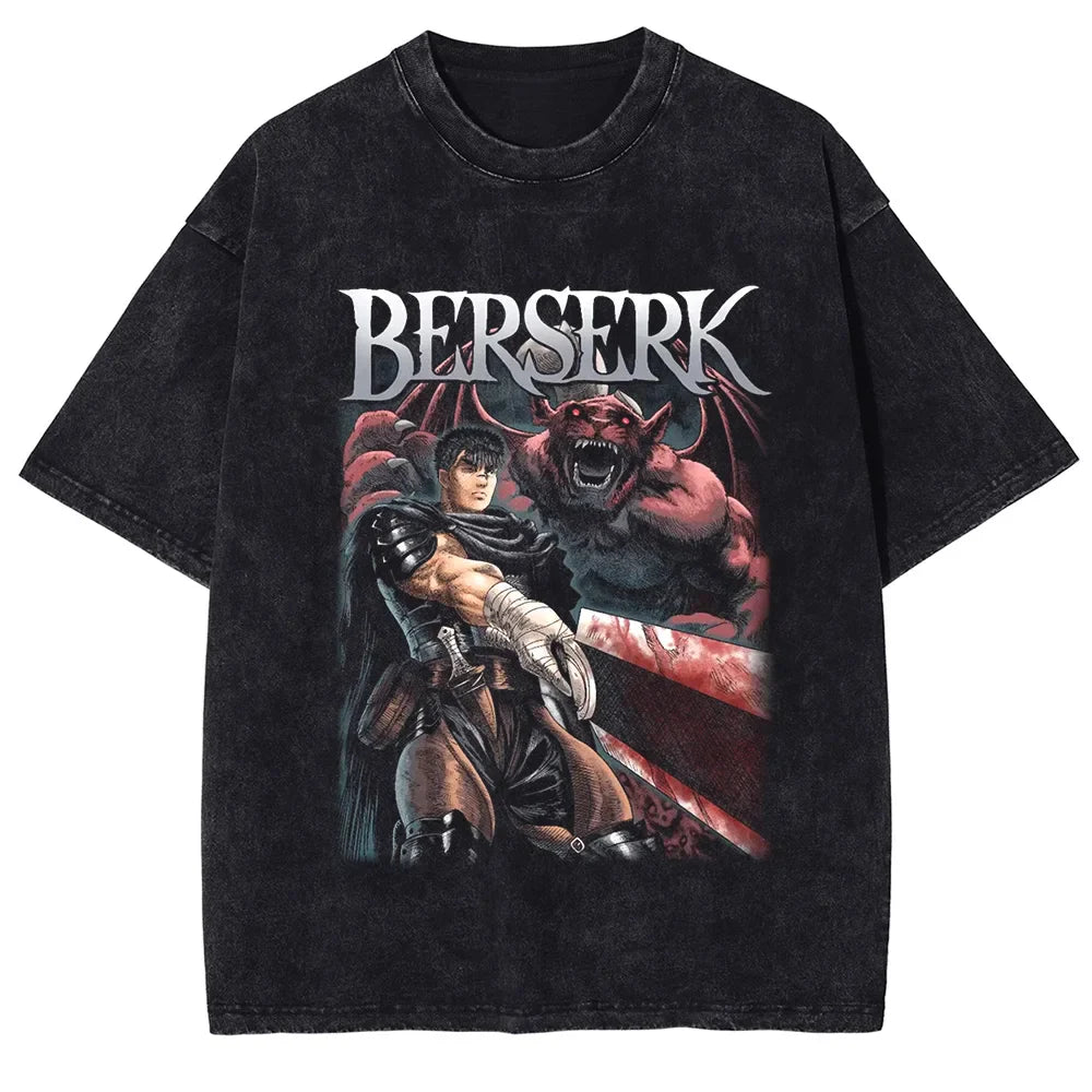 Berserk Guts's Vengeance Oversized Vintage T-Shirt