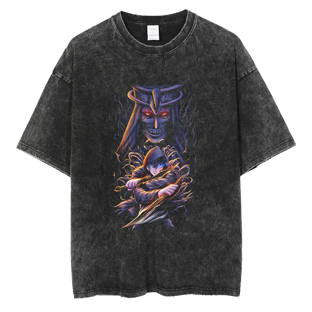Solo Leveling Hunter's Glory Vintage T-Shirt