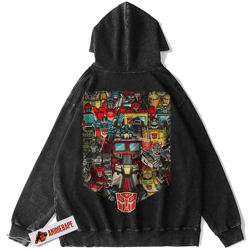 Transformers Vintage Hoodie for Fans | Autobots Movie Hoodie