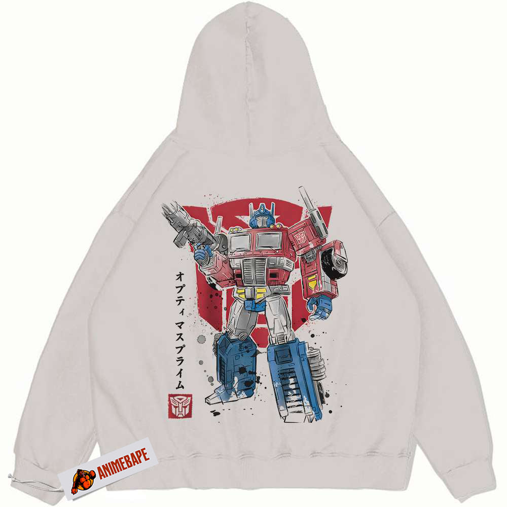 Transformers Optimus Prime Vintage Movie Hoodie for Men and Women
