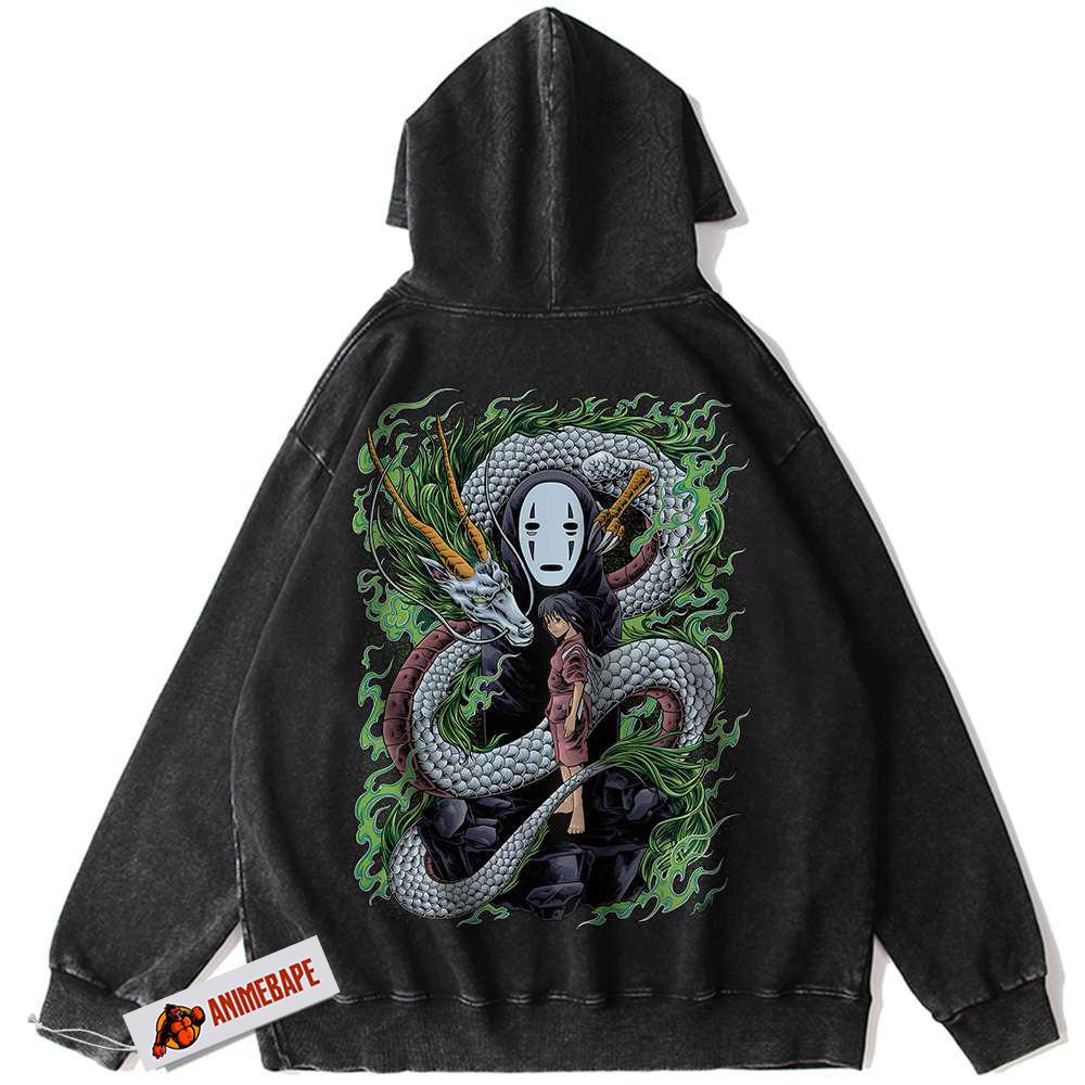 Spirited Away Anime Hoodie, Vintage Studio Ghibli Hoodie for Fans