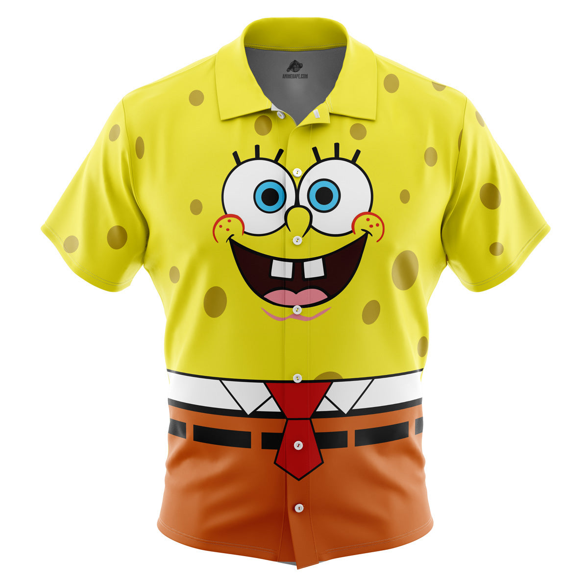 SpongeBob SquarePants Nickelodeon Button Up Hawaiian Shirt 2