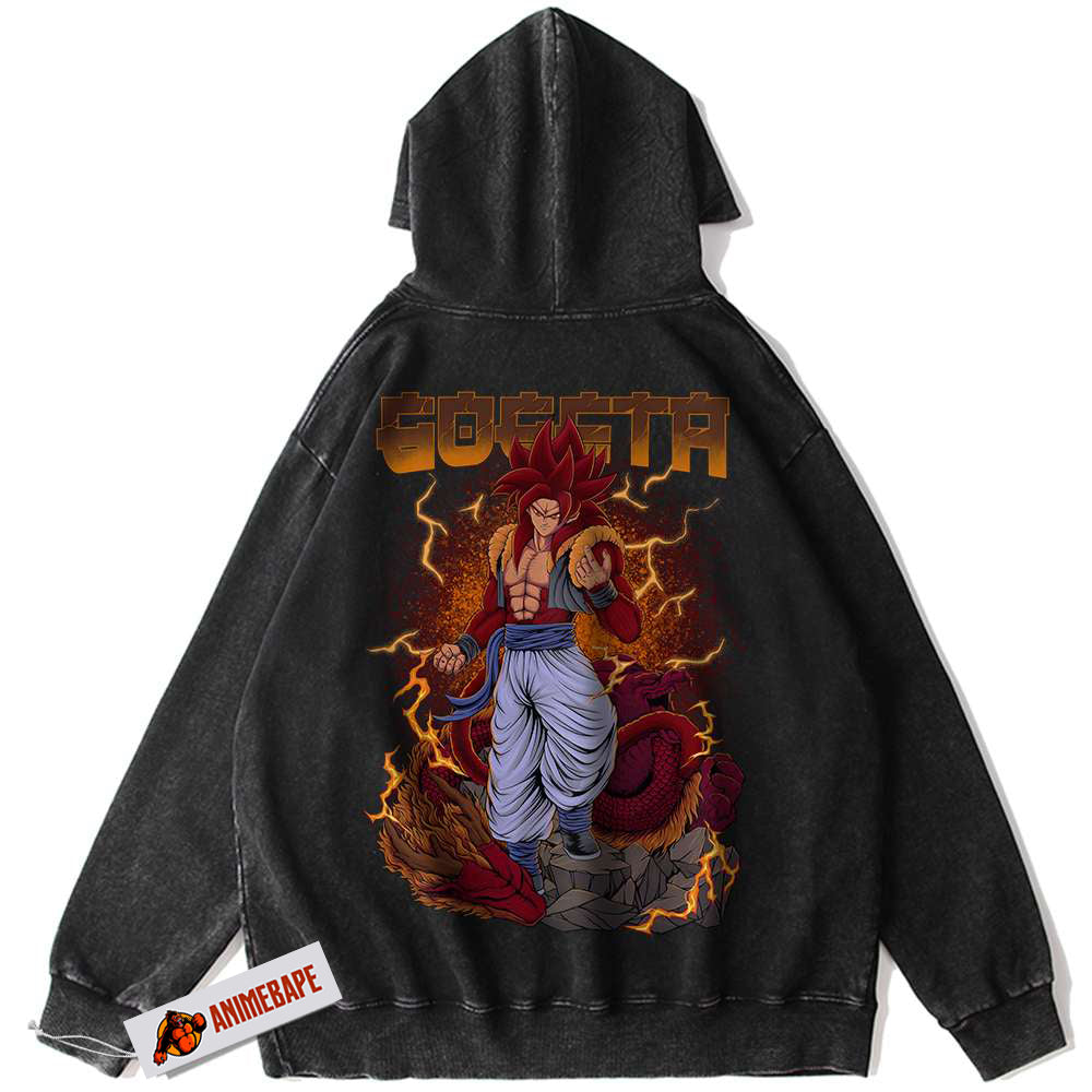 SSJ4 Vegito Dragon Ball Z Hoodie, Vintage Anime Hoodie, DBZ Apparel