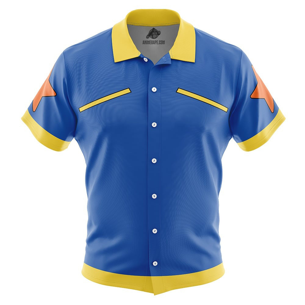Tai Digimon Button Up Hawaiian Shirt