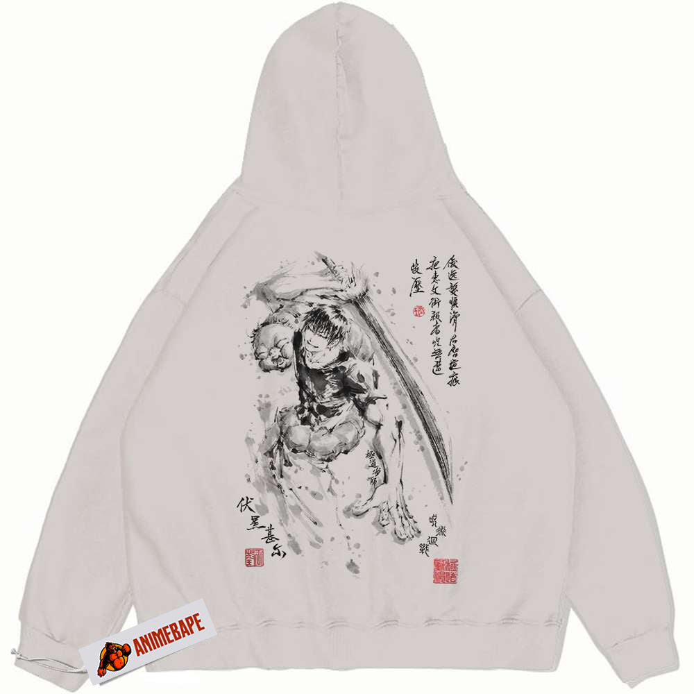 Toji Fushiguro Jujutsu Kaisen Vintage Anime Hoodie for Fans