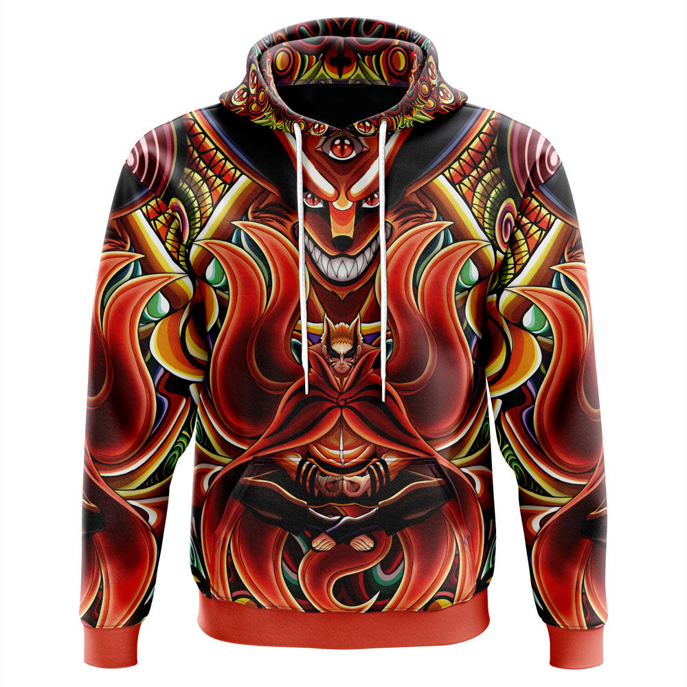 Trippy Naruto Baryon Mode Boruto Hoodie