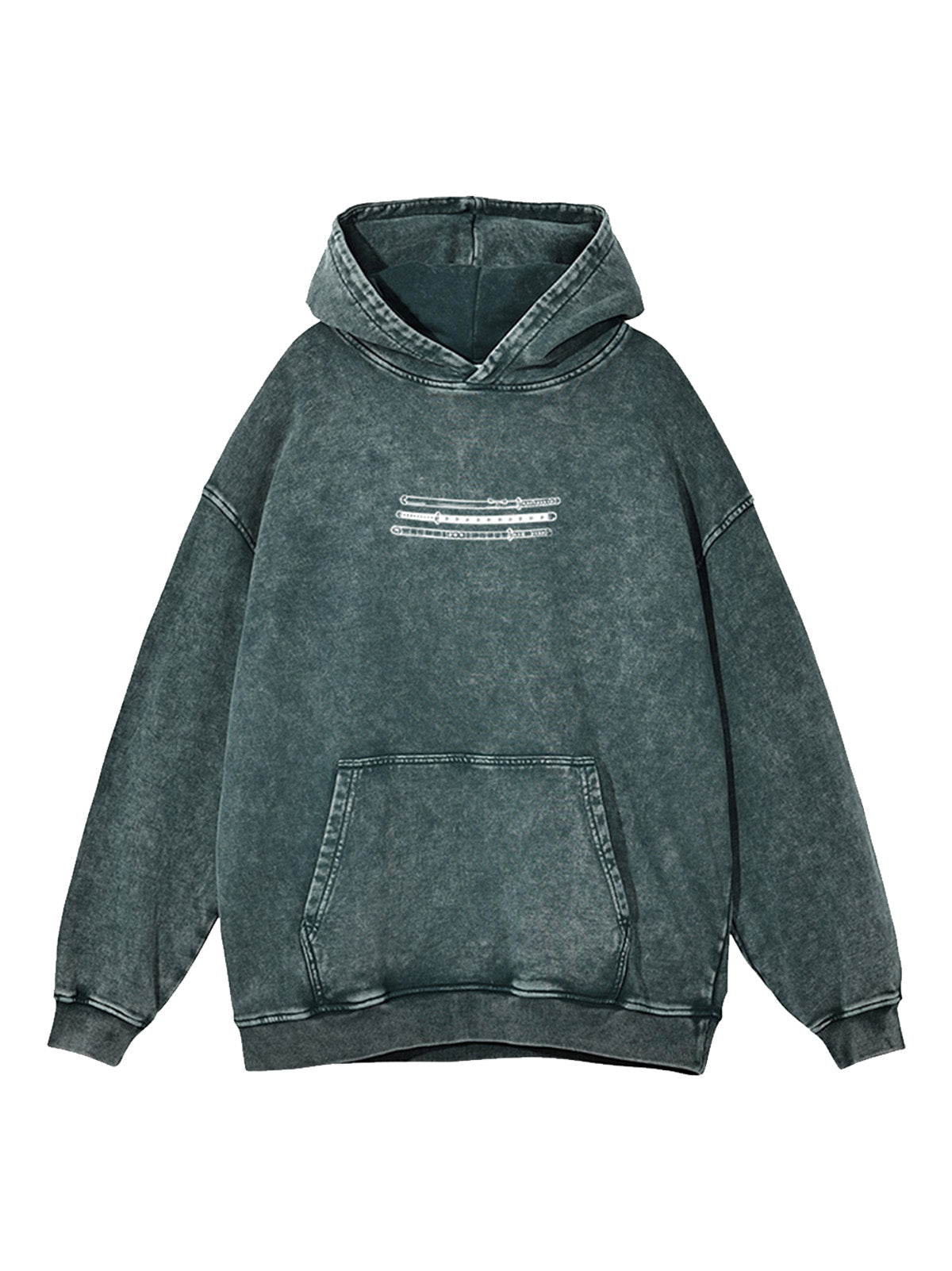 Zoro Anime Fan Nothing Happened Vintage Graphic Pullover Hoodie